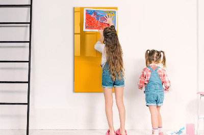 Magnetic marker board Color golden yellow
