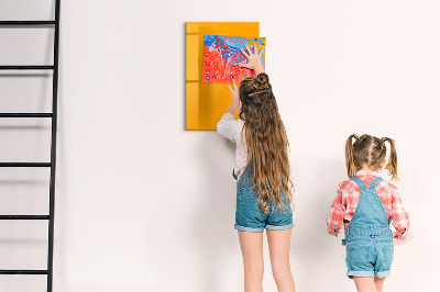 Magnetic marker board Color golden yellow