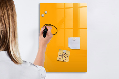 Magnetic drawing board Color golden yellow