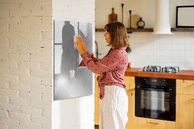 Magnetic board with marker Metal flash