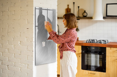 Magnetic board with marker Metal flash