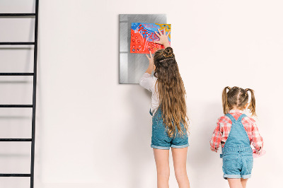 Magnetic board with marker Metal flash