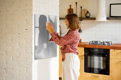 Magnetic board with marker Metal flash