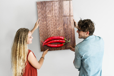 Magnetic marker board Pepper on board