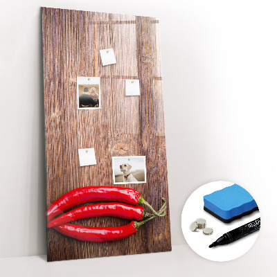 Magnetic marker board Pepper on board