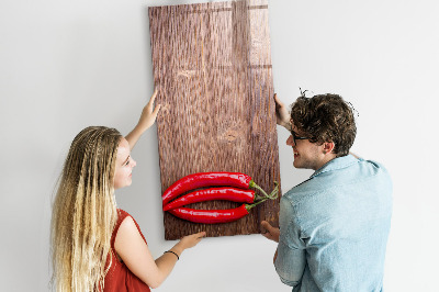 Magnetic marker board Pepper on board