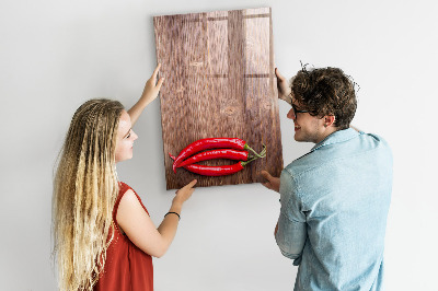 Magnetic marker board Pepper on board