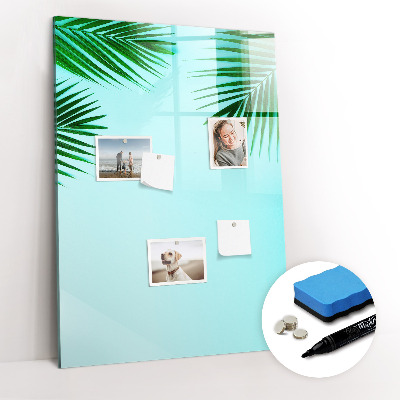 Magnetic marker board Palm leaves