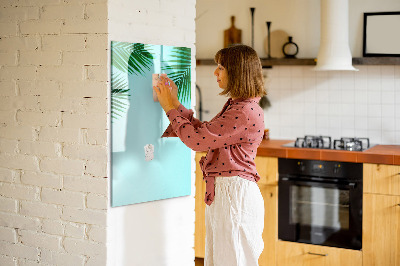 Magnetic marker board Palm leaves