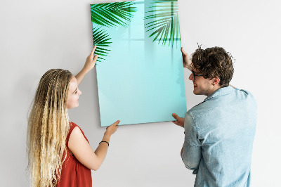 Magnetic marker board Palm leaves