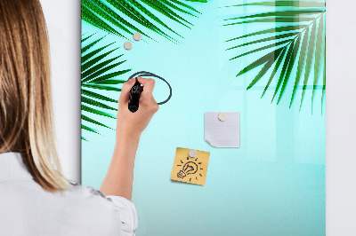 Magnetic marker board Palm leaves
