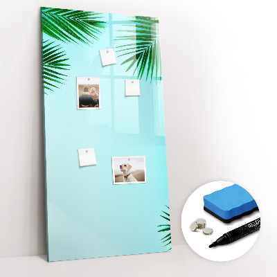 Magnetic marker board Palm leaves