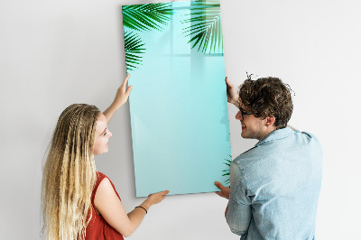 Magnetic marker board Palm leaves
