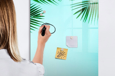 Magnetic marker board Palm leaves