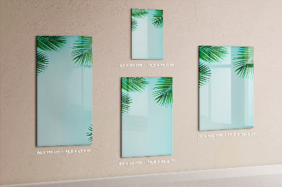 Magnetic marker board Palm leaves