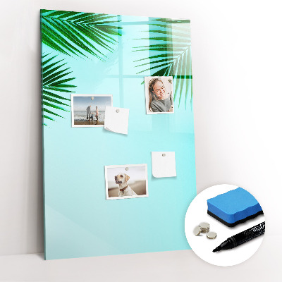 Magnetic marker board Palm leaves