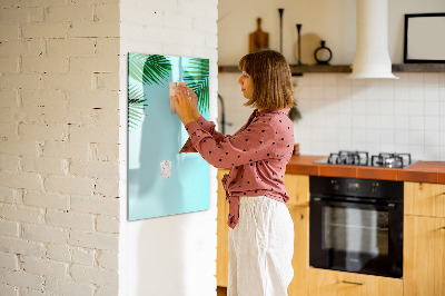 Magnetic marker board Palm leaves