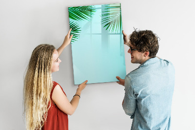 Magnetic marker board Palm leaves
