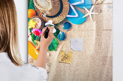 Magnetic marker board Sandy beach