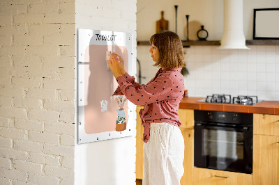 Magnetic writing board To-do list