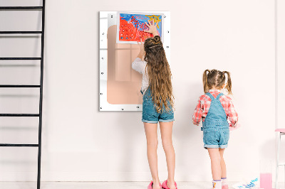 Magnetic marker board To-do list