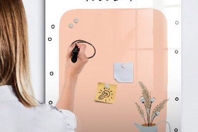 Magnetic marker board To-do list