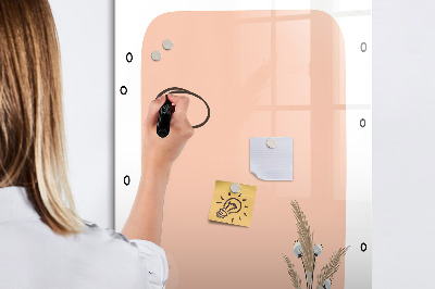Magnetic marker board To-do list