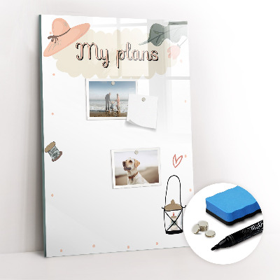 Glass dry erase board magnetic My plans