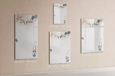 Glass dry erase board magnetic My plans
