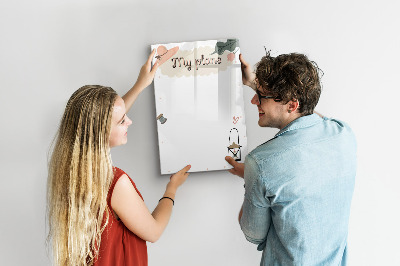 Magnetic drawing board My plans