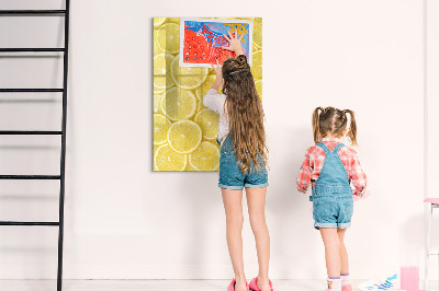 Magnetic marker board Concrete and Olives
