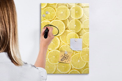 Magnetic marker board Concrete and Olives