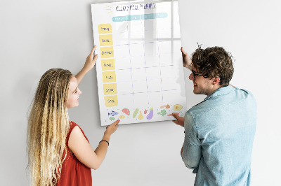 Magnetic marker board Shopping List