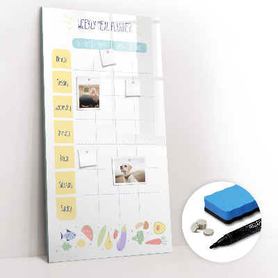 Magnetic marker board Shopping List