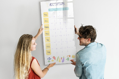 Magnetic marker board Shopping List