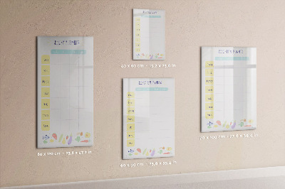 Magnetic marker board Shopping List