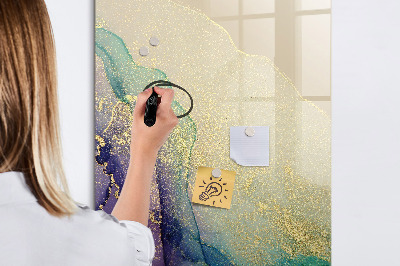 Magnetic marker board Colorful Marble