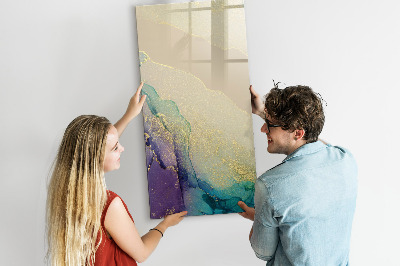 Magnetic marker board Colorful Marble