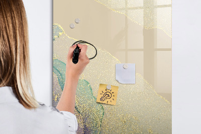 Magnetic marker board Colorful Marble