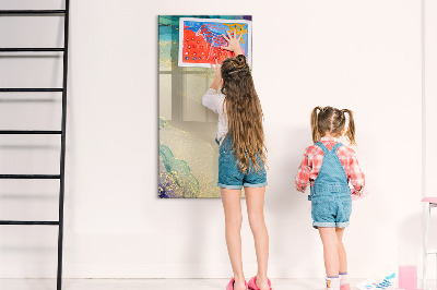 Glass dry erase board magnetic Important Dates
