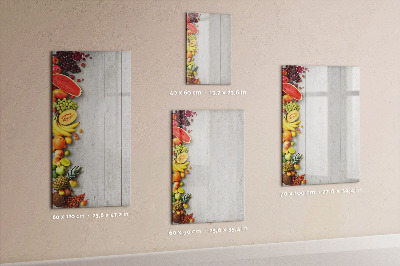 Glass dry erase board magnetic Monthly Planner