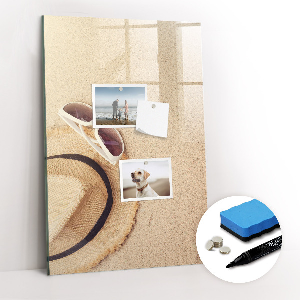 Magnetic marker board Palm Leaf Shadow