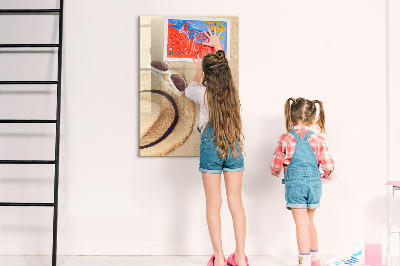 Magnetic marker board Palm Leaf Shadow
