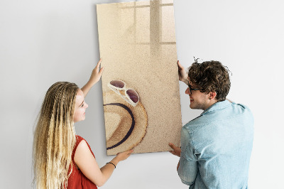 Magnetic marker board Palm Leaf Shadow