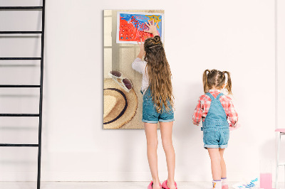 Magnetic marker board Palm Leaf Shadow
