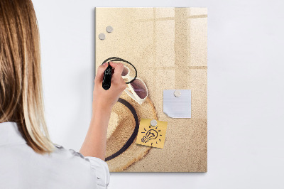 Magnetic marker board Palm Leaf Shadow
