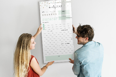 Magnetic writing board Weekly Planner