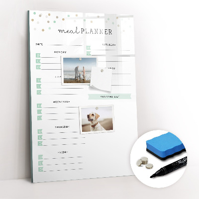 Magnetic marker board Green Vegetables