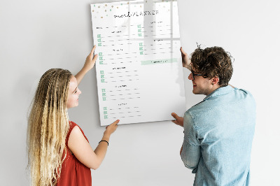 Magnetic marker board Green Vegetables