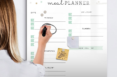 Magnetic marker board Green Vegetables